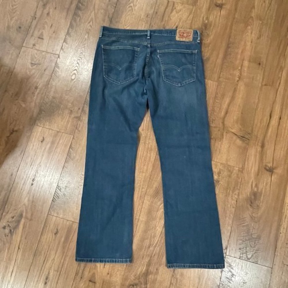 Levi's 627 Straight Leg Zip Fly Medium Wash Denim Jeans Men's Size 36 x 32 - Picture 5 of 7